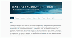 Desktop Screenshot of bearrivermeditationgroup.org