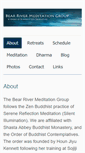 Mobile Screenshot of bearrivermeditationgroup.org