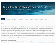 Tablet Screenshot of bearrivermeditationgroup.org